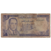 Billet, Maroc, 5 Dirhams, 1970, 1970, KM:56a, B - Morocco