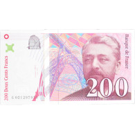 France, 200 Francs, Eiffel, 1996, G 021297950, SPL, Fayette:75.1, KM:159a - 200 F 1995-1999 ''Eiffel''