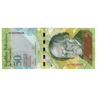 Billet, Venezuela, 50 Bolivares, 2015, 2015-06-23, NEUF - Venezuela