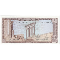 Billet, Lebanon, 1 Livre, KM:61c, NEUF - Libano