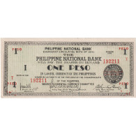 Billet, Philippines, 1 Peso, 1941, KM:S624b, SPL - Philippines