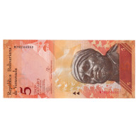 Billet, Venezuela, 5 Bolivares, 2013, 2013-10-29, KM:89a, NEUF - Venezuela