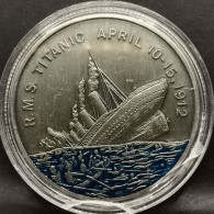 JETON MEDAILLE 40mm RMS TITANIC THE TITANIC WRECK WORLD HERITAGE - Non Classés
