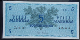 Finlândia  5 Markkaa 1963. UNC - Finland