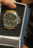 MONTRE HOMME MODERNE Avec Dateur NEUF NEUVE 52 Mm Large GIORGO MARTINO GM POEDAGAR FONCTIONNE OK Dans Son ECRIN - Watches: Modern