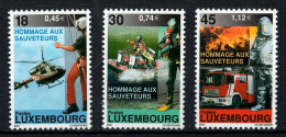 Luxembourg - YV 1482 à 1484 N** MNH Luxe , Sauveteurs - Unused Stamps