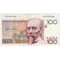 Belgique, 100 Francs, TTB - 100 Franchi