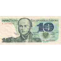 Pologne, 10 Zlotych, 1982, 1982-06-01, KM:148a, TTB - Pologne