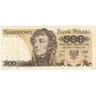 Billet, Pologne, 500 Zlotych, 1982-06-01, KM:145d, NEUF - Pologne