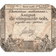France, 50 Sols, 1793-05-23, SERIE 1036, TB - Assignats
