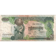 Cambodge, 500 Riels, TB+ - Cambodge