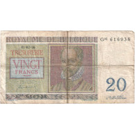 Belgique, 20 Francs, 1950-07-01, TB+ - 20 Franchi
