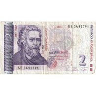 Bulgarie, 2 Leva, TB+ - Bulgaria