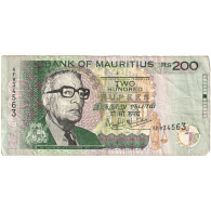 Maurice, 200 Rupees, TB+ - Mauritius