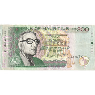 Maurice, 200 Rupees, TTB - Mauritius