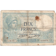 France, 10 Francs, Minerve, 1932, 1932-03-10, TB, Fayette:06.16, KM:73d - 10 F 1916-1942 ''Minerve''
