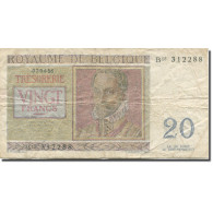 Billet, Belgique, 20 Francs, 1956, 1956-04-03, KM:132b, TB+ - 20 Franchi