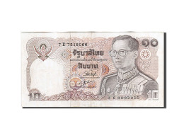 Billet, Thaïlande, 10 Baht, 1980, TTB - Tailandia