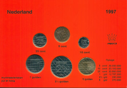 NEERLANDÉS NETHERLANDS 1997 MINT SET 6 Moneda #SET1034.7.E.A - Mint Sets & Proof Sets