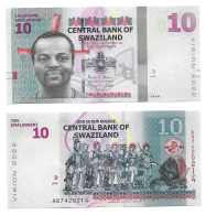 Swaziland 10 Emalangeni 2015 - UNC / NEUF - Swaziland