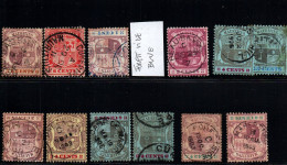 Mauritius Victoria Used Stamps Selected SOTN Postmarks Cancel Very Interesting - Maurice (1968-...)