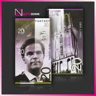 20 Euro European Union Mark Rutte Netherlands Polymer Note Test Private - [7] Collections
