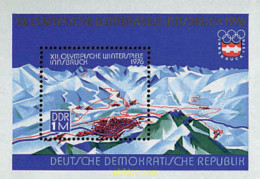 73224 MNH ALEMANIA DEMOCRATICA 1975 12 JUEGOS OLIMPICOS INVIERNO INNSBRUCK 1976 - Altri & Non Classificati