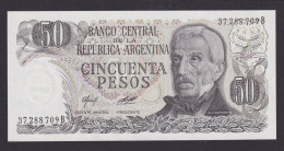 Banknote Geldschein Argentinien Südamerika 50 Pesos Top Erhaltung UNC - Other & Unclassified