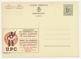Publibel - Postal Stationery Belgium 1954 Coffee - Congo - Native - Autres & Non Classés