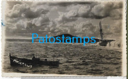 243857 URUGUAY PIRIAPOLIS VISTA PARCIAL & SHIP POSTAL POSTCARD - Uruguay