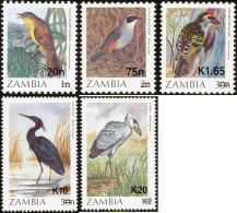182438 MNH ZAMBIA 1987 AVES - Zambie (1965-...)