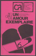 135PF/ LIEGE, TROCADÉRO, Les Comédiens Associés, 10/1981, *Un Amour Exemplaire* De Maurice Horgues - Programas