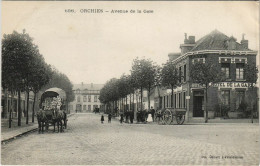 CPA ORCHIES - Avenue De La Gare (136012) - Orchies