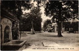 Delcampe - CPA BEAUCHAMP - Place Des Fetes (380361) - Beauchamp