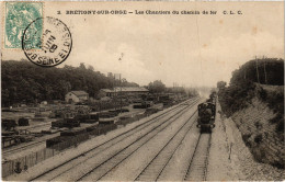 CPA Bretigny Les Chantiers Du Chemin De Fer FRANCE (1371677) - Bretigny Sur Orge