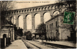 CPA ROQUEFAVOUR - La Gare Et Acqueduc (211317) - Roquefavour