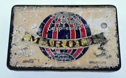 Ancienne Boite En Fer (vide). MAROUF Pour 25 Cigarettes Egyptiennes. - Empty Cigarettes Boxes