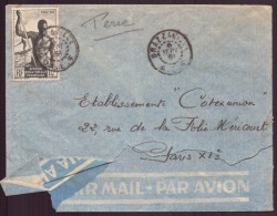 AOF, Enveloppe Du 6 Septembre 1951 De Brazzaville Pour Paris ( Côte 12€ ) - Autres & Non Classés
