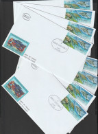 Israel FDC 2012 ATM Endangered Sea Creatures Aut. 018 - 8 FDC . Postal Weight 0,05 Kg. Please Read Sales Conditions Unde - Machine Labels [ATM]