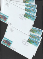 Israel FDC 2012 ATM Endangered Sea Creatures Aut. 008 - 7 FDC . Postal Weight 0,05 Kg. Please Read Sales Conditions Unde - Machine Labels [ATM]
