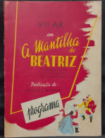 Programa A Mantilha De Beatriz (1946?) - Programas