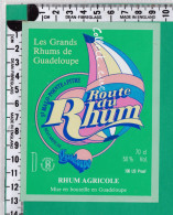 R699 RHUM ROUTE DU RHUM  AGRICOLE  POINTE A PITRE GUADELOUPE VOILIER VOILE NOVEMBRE 1986 - Rhum