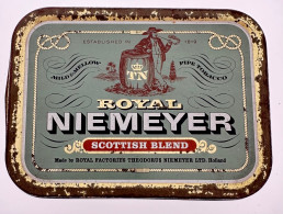 Ancienne Boite En Fer (vide) à Tabac ROYAL NIEMEYER Scottish Blend - Empty Tobacco Boxes