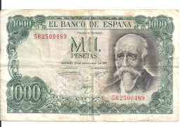 ESPAGNE 1000 PESETAS 1971 VF P 154 - 1000 Pesetas