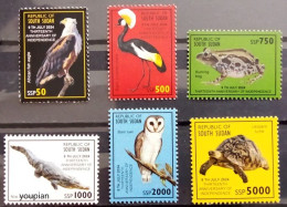 South Sudan 2024, 13 Years Of Independence - Animals, MNH Stamps Set - Sud-Soudan