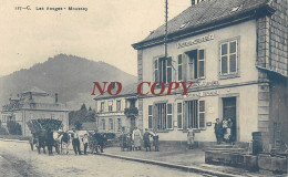 RARE CPA : MOUSSEY LES VOSGES ATTELAGE BOEUF BUREAU DE MOUSSEY POSTES TELEGRAPHES TELEPHONES CAISSE NATIONALE D'EPARGNE - Moussey