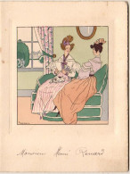 LOT DE 4 MENUS 1924 Et 1933 Dont 2 Illustrés Par L'illustrateur  P.F.GRIGNON   Très Beaux Et Très Frais D'aspect - Menus