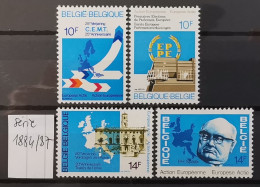 Série Action Européenne, Timbres N° 1884**/1887**, Neufs Sans Charnière, TB. - Neufs