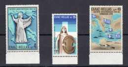[R8139] Greece 12/10/1969 The 25th Anniversary Of The Liberation MNH Set. - Neufs