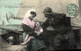 CPA Au Large Pecheur Enfant - Fischerei